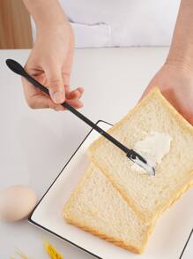 A Must-Have Tool for Crafting Projects: Double-End Silicone Sealing Wax Spatula! Mini Silicone Spatula Set, Upgraded Two-sides Hardened Sturdier Silicone Spatula, Mini Spatula for Makeup, Reusable Thin Jar Scraper, Last Drop Spatula for Beauty and Kitchen(15.5CM Black) - Black - View 5