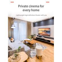 Mobile Portable Projector Screen 60-150 Inch High-density 4k Hd Simple Video Projector Curtain For Home Outdoor 100 inches 16:9 (221x125CM) - 白色 - 查看 4