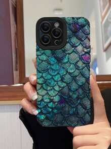 Fish Scale Phone Case - Multicolor - View 1