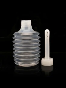 5 peças Banheira Descartável para Banho de Assento Feminino, 200ml, com Sprinkler de 8 Furos, Sistema de Limpeza de Banho de Assento Doméstico, Dispositivo de Limpeza e Enxágue para Higiene Feminina