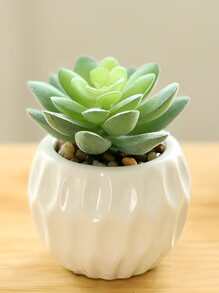 DIY Round Succulent Planter, Rhombus Flower Pot Silicone Mold, Handmade Art Crystal Epoxy Resin Mold, Storage Bowl, Plaster Clay Mold, Candle Cup Mold - White - View 6