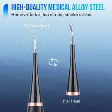 Hailicare Cepillo de dientes eléctrico 6 en 1, 5 niveles de intensidad, batería de larga duración, gran capacidad de limpieza para proteger la salud bucal, esencial para uso doméstico - Negro - Ver 7