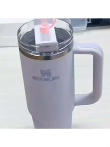 5/13 chiếc nắp ống hút 10mm ngẫu nhiên, tương thích với cốc 30&40 Oz, nắp ống hút bằng silicon dễ thương, bảo vệ ống hút, nắp ống hút bằng silicon mềm hình cốc cho ống hút 10mm - Màu be - Xem 7