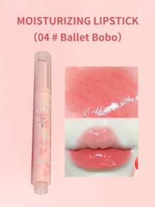 Gege Bear 水潤鏡子唇彩,1入組保濕水潤光澤不粘杯子唇彩保濕持久口紅