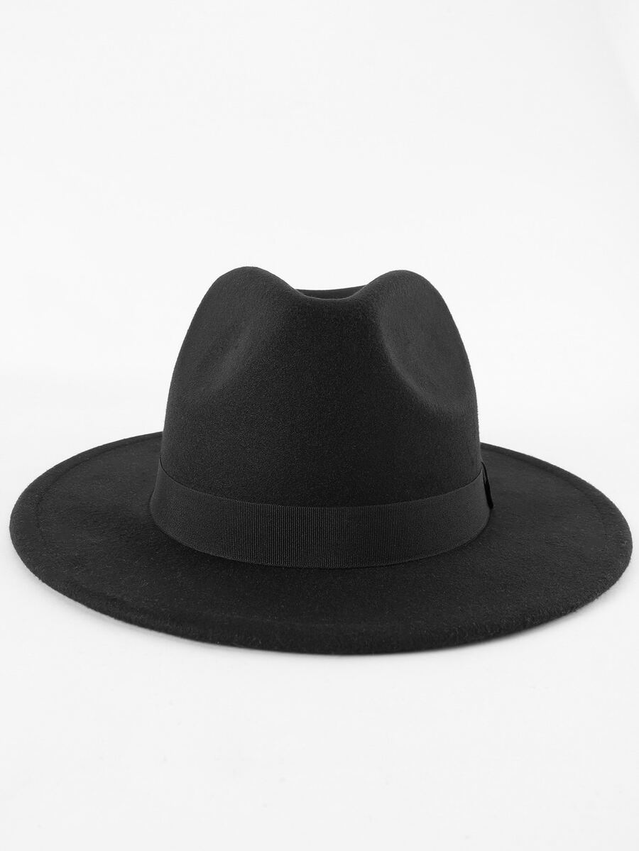 女士黑色牛仔帽，適合日常佩戴