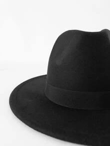 女士黑色牛仔帽，適合日常佩戴 - 黑色 - 查看 6