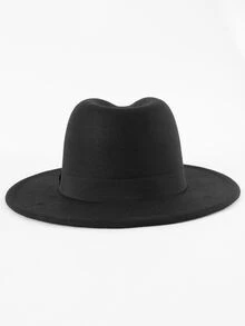 女士黑色牛仔帽，適合日常佩戴 - 黑色 - 查看 5