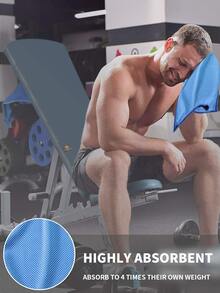 6 Chiếc Khăn Thể Thao Làm Mát, Khăn Đá Khô Nhanh Để Đi Xe Đạp Tập Thể Dục Chạy Cắm Trại Câu Cá, Khăn Mát Mềm Và Mỏng, Màu Sắc Ngẫu Nhiên - Nhiều màu - Xem 5