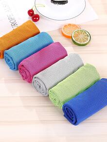6 Chiếc Khăn Thể Thao Làm Mát, Khăn Đá Khô Nhanh Để Đi Xe Đạp Tập Thể Dục Chạy Cắm Trại Câu Cá, Khăn Mát Mềm Và Mỏng, Màu Sắc Ngẫu Nhiên - Nhiều màu - Xem 7