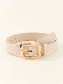 1入組方形扣女士時髦多用途皮帶