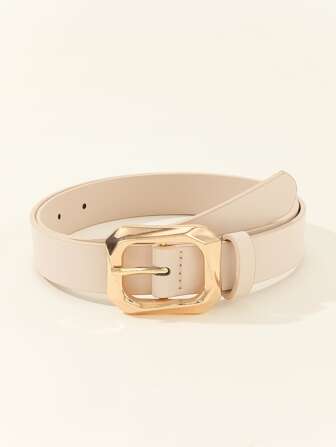 1入組方形扣女士時髦多用途皮帶