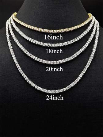 Collier hip hop pour hommes, exagération de la mode masculine, populaire auprès des célébrités, 1 pièce
