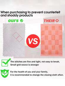 10 Đóng gói Sợi siêu mịn Vải làm sạch , Có thể tái sử dụng Phòng bếp Khăn mặt , Hai Lớp Sợi siêu mịn Khăn tắm Lint Free Cao Hấp thụ Đa dụng Bụi bặm Và Bẩn Vật dụng làm sạch Đối với Phòng bếp Ô tô/xe hơi Nhà - Nhiều màu - Xem 8