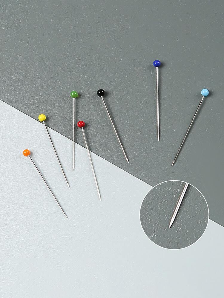 50 piezas Alfiler con diseño de cuenta - Multicolor - Añade 4