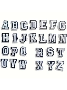 鞋子黑白字母26件套 - 黑與白 - 查看 2