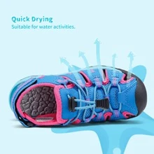 Boys & Girls Toddler/Little Kid/Big Kid Outdoor Summer Sandals - Màu xanh lam - Xem 3