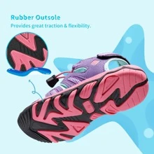 Boys & Girls Toddler/Little Kid/Big Kid Outdoor Summer Sandals - Màu tím - Xem 5