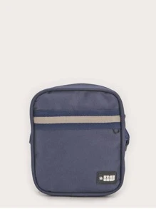 Men Crossbody Bags - Azul y blanco - Ver 3