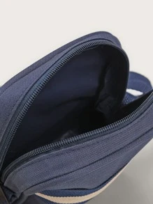 Men Crossbody Bags - Azul y blanco - Ver 6