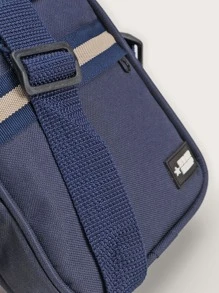 Men Crossbody Bags - Azul y blanco - Ver 4