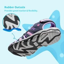 Boys & Girls Toddler/Little Kid/Big Kid Outdoor Summer Sandals - 淺灰紫 - 查看 5