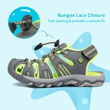 Boys & Girls Toddler/Little Kid/Big Kid Outdoor Summer Sandals - 綠色 - 查看 2