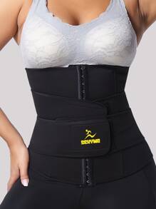 具有扣環式封閉器的汗水減肥氯丁橡膠腰帶，可控制腹部，適用於運動