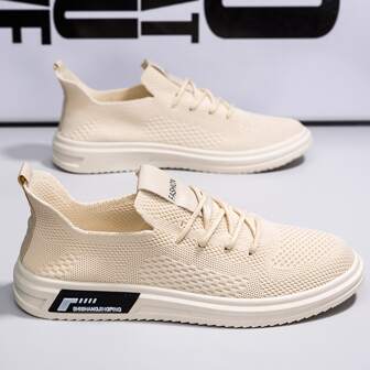 Men's Summer Breathable Thin Sport Running Shoes, Casual Mesh Sneakers Comfortable And Fashionable