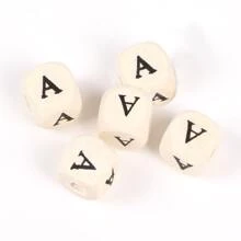 100 st./set Natuurlijk Gemengd Houten Tekst Alfabet Kralen Los Afstandhouder Kralen Voor DIY Armbanden Juwelen maken Handgemaakt Accessoires