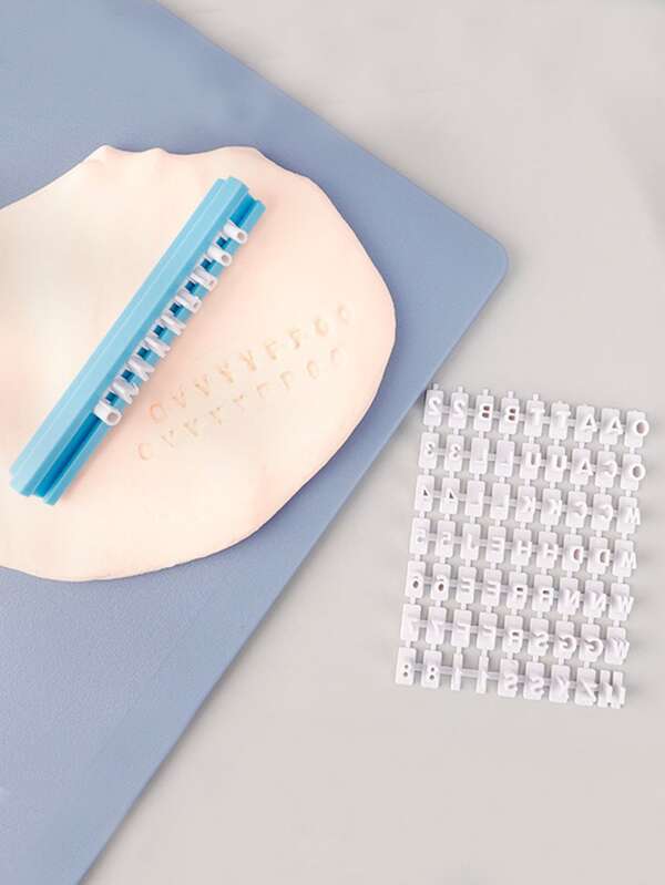 1set Ceramic Art Alphabet Number Letter Polymer Clay Presser Stamp Embosser Mold Sealing DIY Embossing Pottery Clay Tools