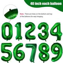 40-calowy balon z cyfrą, duże balony Jumbo na przyjęcia urodzinowe, dekoracje, ukończenie szkoły, rocznica, sesja zdjęciowa, Boże Narodzenie