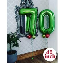 40-calowy balon z cyfrą, duże balony Jumbo na przyjęcia urodzinowe, dekoracje, ukończenie szkoły, rocznica, sesja zdjęciowa, Boże Narodzenie