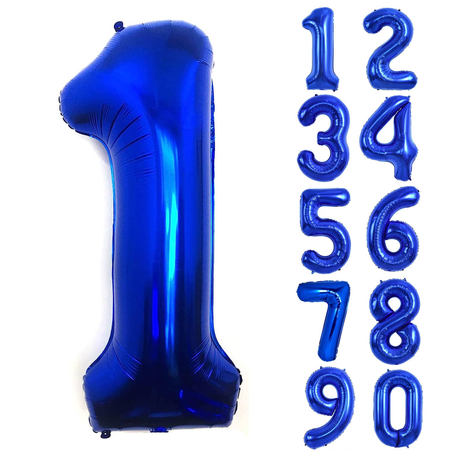 40 Inch Number Balloon, Large Size Jumbo Balloons For Birthday Party