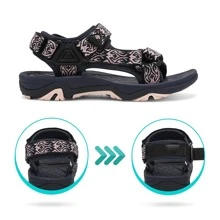 Kids Adventurous Light-Weight Adjustable Straps Summer Sandals (Toddler/Little Kid/Big Kid) - 藏蓝色 - 查看 4