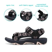 Kids Adventurous Light-Weight Adjustable Straps Summer Sandals (Toddler/Little Kid/Big Kid) - 藏蓝色 - 查看 3