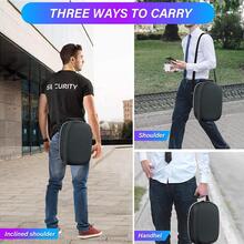 Travel Carrying Case Organizer Storage Bag Compatible For Ps Vr2 Portable Zipper Handbag Protective Box - 黑色 - 查看 4
