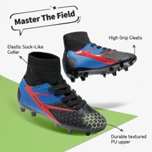 Zapatos de fútbol para niños - Azul - Ver 2