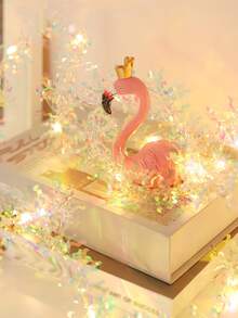 1入組2米/20led聖誕節裝飾燈,聖誕激光絲帶,聖誕場景佈置,攝影道具,聖誕樹飾品