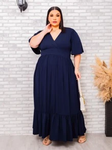 Plus Size Dresses - 藏蓝色 - 查看 4