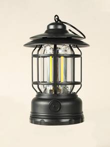 圓黑色戶外露營燈籠