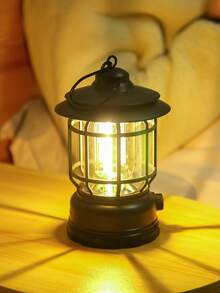 圓黑色戶外露營燈籠