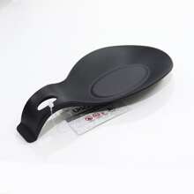 Descanso De Talheres Preto Silicone - Preto - Visão 1