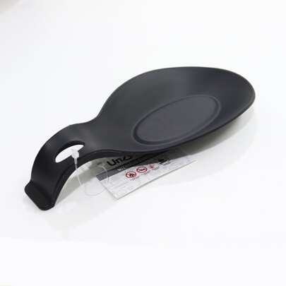 Descanso De Talheres Preto Silicone