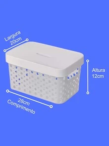 Storage Boxes & Bins - 白色 - 查看 3