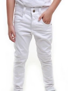 Young Boys Pants - trắng - Xem 1
