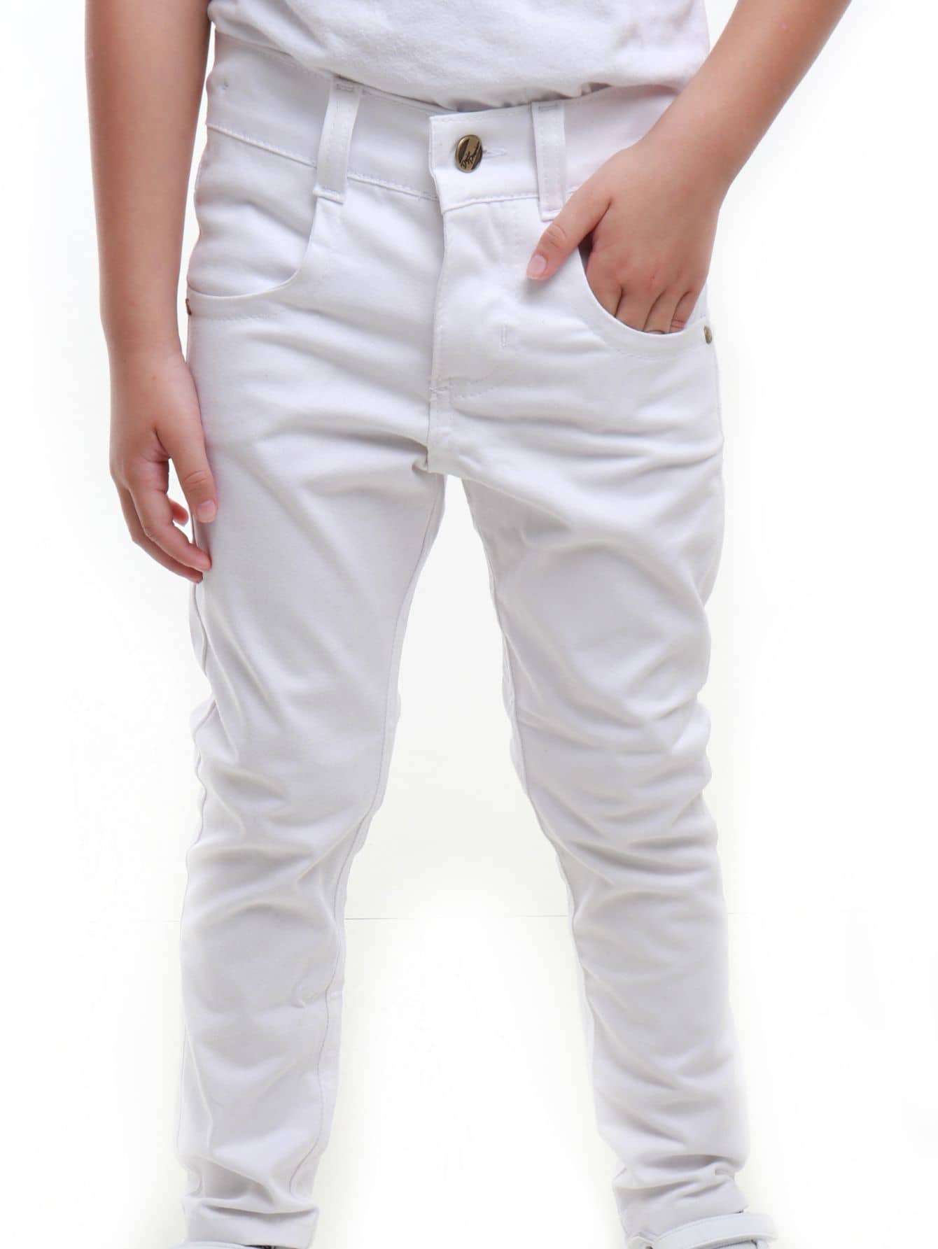 Young Boys Pants - trắng - Xem 1