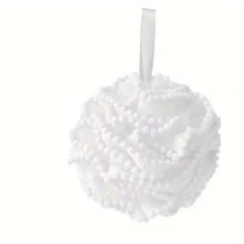 新品持久花紋浴球,可愛泡澡工具 - 白色 - 查看 1