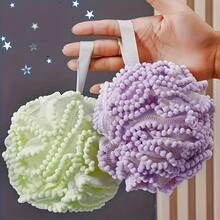 新品持久花紋浴球,可愛泡澡工具 - 白色 - 查看 3