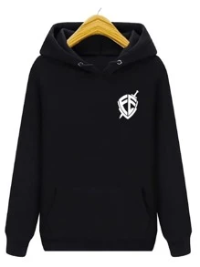 Men Sweatshirts - 黑色 - 查看 1