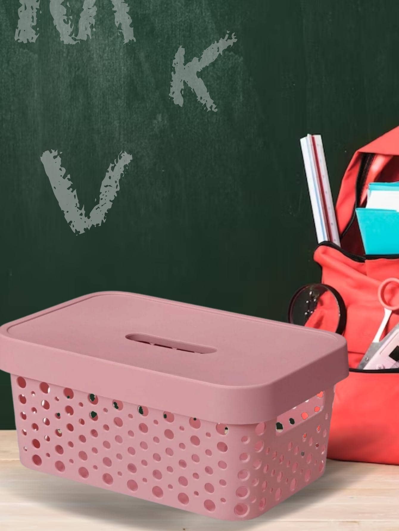 Storage Boxes & Bins - Màu hồng gỉ - Xem 1